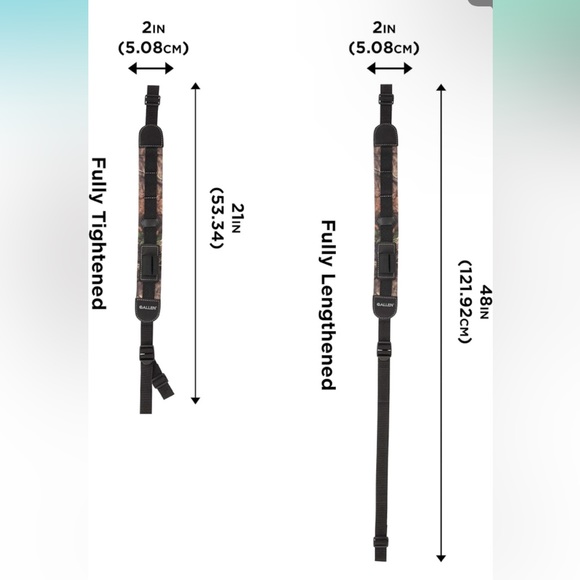 Allen Company Yukon Neoprene Gun Sling with Swivels, Mossy Oak Break-Up Country - Picture 8 of 9